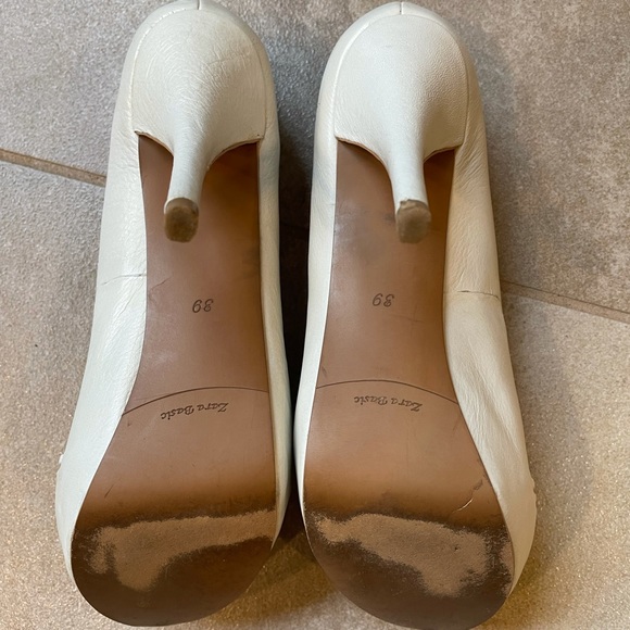 Zara White Heels - Picture 4 of 5